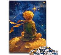 Rompecabezas de El Principito de Cielo Nocturno para Adultos y Adolescentes, Ideal para armar en casa, Regalo de cumpleaños o de Viaje (50x75cm)