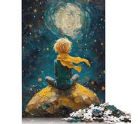 Rompecabezas de El Principito para Pintar, Juegos educativos, Actividades Familiares, Rompecabezas de cartón Premium para Mujeres y Hombres, 1000 Piezas (75 x 50 cm)