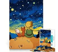 Rompecabezas de El Principito y el Zorro de 1000 Piezas para Adolescentes Juego de ingenio, Tiempo de Paz, 38x26cm