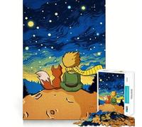 Rompecabezas de El Principito y el Zorro para Adultos, 1000 Piezas, Juguete Que desafía la Mente, diversión silenciosa, Corte preciso, decoración de Pared 38x52cm