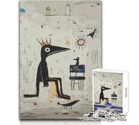 Rompecabezas de El Rey Cuervo y su Corte para Adolescentes, 1000 Piezas, Juego Educativo de concentración, conmovedor, tamaño 38x26cm