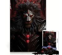 Rompecabezas de El Rey León Furioso para Adultos, 1000 Piezas, Desarrollo Cerebral, Actividad de Ocio, Limpio, únase, Alegre Navidad (38x26cm)