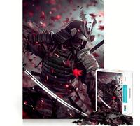 Rompecabezas de El Último Samurai de 1000 Piezas para Adolescentes Juego de ingenio Momentos de Paz 38x26cm