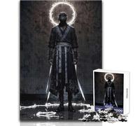 Rompecabezas de El Verdugo con los Ojos Vendados - Guerrero del Juicio Divino 1000 Piezas para Adolescentes,Desarrollo cognitivo,Juego Divertido,celebración Especial,Regalo reflexivo,tamaño 50x75cm