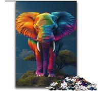 Rompecabezas de Elefante arcoíris de 2000 Piezas para Adultos y Adolescentes Juego desafiante y Educativo para Toda la Familia, Ideal para cumpleaños y Navidad (70x100cm)