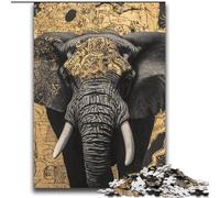 Rompecabezas de Elefantes africanos para Adultos, 2000 Piezas, Juguetes educativos para familias, con póster y Hoja de Trivia 70x100cm