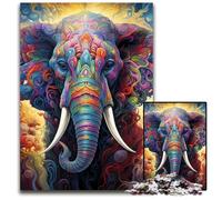 Rompecabezas de Elefantes de 1000 Piezas para Adultos, Ideal para Parejas, Navidad, Año Nuevo y San Valentín, 50x75cm/19,68x29,52 Pulgadas.