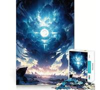 Rompecabezas de energía misteriosa para Adolescentes, 1000 Piezas, Juguete de lógica Fuerte, diversión compartida, Bordes Transparentes, Regalo Encantador (50x75cm)