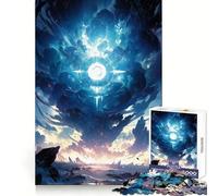 Rompecabezas de energía misteriosa para Adultos, 1000 Piezas, Juguete para ejercitar la Mente, diversión en Interiores, Corte de precisión, Regalo navideño (38x52cm)