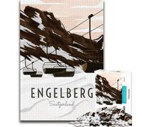 Rompecabezas de Engelberg, Suiza, 1000 Piezas para Adolescentes, Juegos educativos, decoración del hogar, Regalo para Toda la Familia, 75x50cm