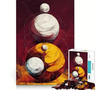 Rompecabezas de Equilibrio Orbital de 1000 Piezas para Adolescentes Juguete de lógica Clara, Ligero y Relajante Corte Perfecto Regalo conmovedor (38x26cm)