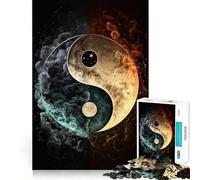 Rompecabezas de Equilibrio Yin y Yang para Adolescentes,1000 Piezas,Juego para estimular la Mente,Piezas sin Rebabas,Corte Limpio,fácil de Aprender,diversión para Toda la Familia (50x75cm)