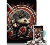 Rompecabezas de Erizo para Adolescentes, 1000 Piezas, para Adultos, Juguetes educativos, Juegos Familiares, para fomentar el Amor en Pareja, 75x50cm