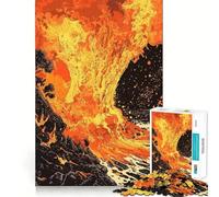 Rompecabezas de erupción volcánica de 1000 Piezas para Adultos Juego Divertido y fácil de armar Ideal para divertirse en Familia (38x52cm)