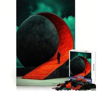 Rompecabezas de Escalera esferoidal Surrealista para Adultos, 1000 Piezas, Juguete Que desafía la Mente, diversión silenciosa, Corte preciso, decoración de Pared 38x52cm