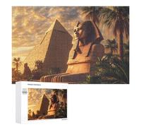 Rompecabezas de esfinge piramidal de secretos del antiguo Egipto para adultos, actividades familiares, juegos, decoración del hogar, 1000 piezas