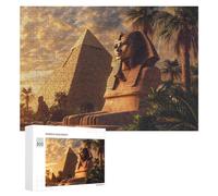 Rompecabezas de esfinge piramidal de secretos del antiguo Egipto para adultos, actividades familiares, juegos, decoración del hogar, 300 piezas