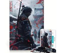 Rompecabezas de Espada de Guerrero de 1000 Piezas Juguete Creativo para desarrollar la Habilidad componentes Resistentes y de Corte Limpio Ideal para Viajar Juego Mental Regalo (38x26cm)