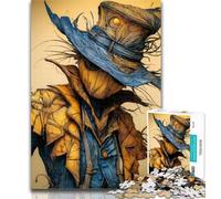 Rompecabezas de espantapájaros para Adultos, 1000 Piezas, para Adultos y Adolescentes, con póster a Juego y Hoja de Trivia para Mayores de 14 años, 26x38cm