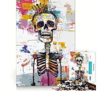Rompecabezas de Esqueleto de Calavera Original para Adultos, 1000 Piezas, fácil de armar, Ideal para el Ocio Regalo artístico (50x75cm)