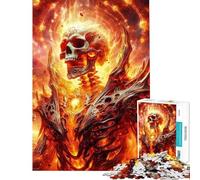 Rompecabezas de Esqueletos Inferno de 1000 Piezas para Adultos Un desafío difícil Que Ayuda a ejercitar el Cerebro cumpleaños 50x75cm