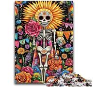 Rompecabezas de Esqueletos no Muertos para Adultos, 1000 Piezas, Ayuda a ejercitar el Cerebro, Juguetes adictivos para Cultivar la Paciencia y la interacción Entre Padres e Hijos (38x26cm)