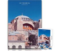 Rompecabezas de Estambul de 1000 Piezas para Adolescentes, Juego Familiar, desafío difícil, Juguete Educativo, tamaño 38x26cm