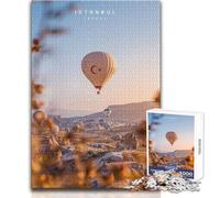 Rompecabezas de Estambul de 1000 Piezas para Adolescentes, Juegos Familiares, desafío difícil, Juguete Educativo, tamaño 50x75cm