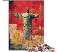 Rompecabezas de estatuas cristianas para Adolescentes, 1000 Piezas Juego Relajante, Toda la Familia (50x75cm)