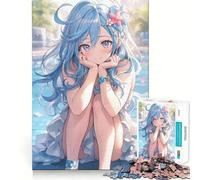 Rompecabezas de Estilo Anime futurista de 1000 Piezas para Adolescentes Juego para estimular la Mente Montaje Firme y Seguro Actividad Divertida para Toda la Familia (50x75cm)