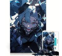 Rompecabezas de Estilo Anime futurista para Adultos,1000 Piezas,para desarrollar la Memoria,Divertido,de Alta precisión,fácil de Aprender,para Disfrutar en Familia (38x26cm)