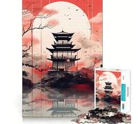 Rompecabezas de Estilo Retro japonés para Adolescentes, 1000 Piezas, para estimular la Memoria, Momentos de Tranquilidad, Corte Premium, Regalo de cumpleaños (38x52cm)