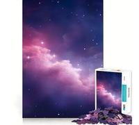 Rompecabezas de Estrellas con Collage Espacial Morado, 1000 Piezas, Juguete para desarrollar la Mente, Juego Relajante, Pieza de colección de Arte de Corte preciso (50x75cm)