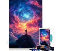 Rompecabezas de exploración del Universo,1000 Piezas,Juguete para desarrollar la Capacidad cognitiva,Superficie Lisa y sin Rebabas,Actividad Relajante para Grupos en Interiores (38x52cm)