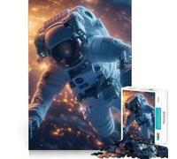 Rompecabezas de exploración Espacial de 1000 Piezas para Adolescentes Mejora la Memoria Suave y Relajante Corte Premium Sorpresa de cumpleaños (38x26cm)