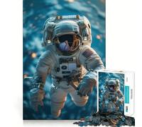 Rompecabezas de exploración Espacial de 1000 Piezas para Adultos Juego Mental Pasatiempo en casa Bordes limpios Un Regalo Encantador (50x75cm)