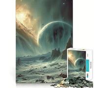 Rompecabezas de exploración planetaria de 1000 Piezas para Adolescentes Fortalece la Memoria, Calma y relajación Bordes de Calidad (38x26cm)