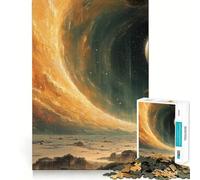 Rompecabezas de exploración planetaria de 1000 Piezas para Adultos Desarrolla la Capacidad Cerebral y Alivia el estrés Decoración de Pared con Bordes precisos (50x75cm)