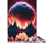 Rompecabezas de explosión Lunar en el Espacio para Adultos, decoración única para el hogar, Regalo para Hombres y Adolescentes, 520 Piezas (52 x 38 cm)