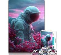 Rompecabezas de fantasía de Astronauta para Adolescentes 1000 Piezas para Adolescentes y Adultos Ideal para aliviar el estrés fomentar el Amor en Pareja (38x26cm)