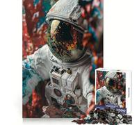 Rompecabezas de fantasía de astronautas para Adultos, 1000 Piezas, Entrenamiento Mental, Ocio Lento, Corte Uniforme, (38x26cm)