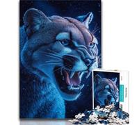 Rompecabezas de fantasía de Lince para Adultos 1000 Piezas desafiante y difícil con Piezas aleatorias Que se entrelazan 38x26cm