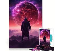 Rompecabezas de fantasía de nigromante de 1000 Piezas para Adultos Juego de ingenio para relajar la Mente Bordes Afilados Regalo Premium (38x52cm)