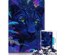 Rompecabezas de fantasía de Pantera Negra para Adultos, 1000 Piezas, colección de Artistas, Bellas Artes, para Mayores de 14 años, 50x75cm