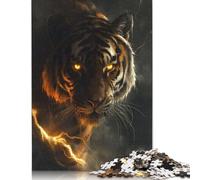 Rompecabezas de fantasía de Tigre y Trueno para Adultos, 1000 Piezas, Juego desafiante y Divertido (75 x 50 cm)