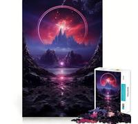 Rompecabezas de fantasía Espacial difícil para Adultos, 1000 Piezas, Juguete de lógica Pura, Actividad para el hogar, Corte Limpio, Bonito Regalo (50x75cm)
