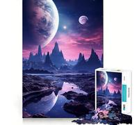 Rompecabezas de fantasía Espacial para Adolescentes, 1000 Piezas, Juguete para desarrollar la Mente y la Habilidad, Juego Relajante, Corte preciso, (38x26cm)