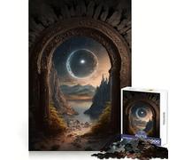 Rompecabezas de fantasía Mundos Místicos de 1000 Piezas para Adolescentes Fortalece la Memoria Ocio en casa Bordes limpios Regalo Ideal (38x26cm)