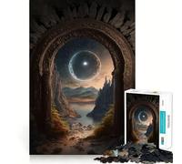 Rompecabezas de fantasía Mundos Místicos de 1000 Piezas para Adultos Juguete de lógica Fina, silencioso y Divertido Bordes limpios Regalo Memorable (50x75cm)