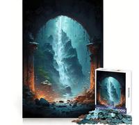 Rompecabezas de fantasía Mundos Místicos para Adultos, 1000 Piezas, Juguete de lógica Resistente, Tiempo en Familia, Bordes definidos, Regalo Ideal (50x75cm)